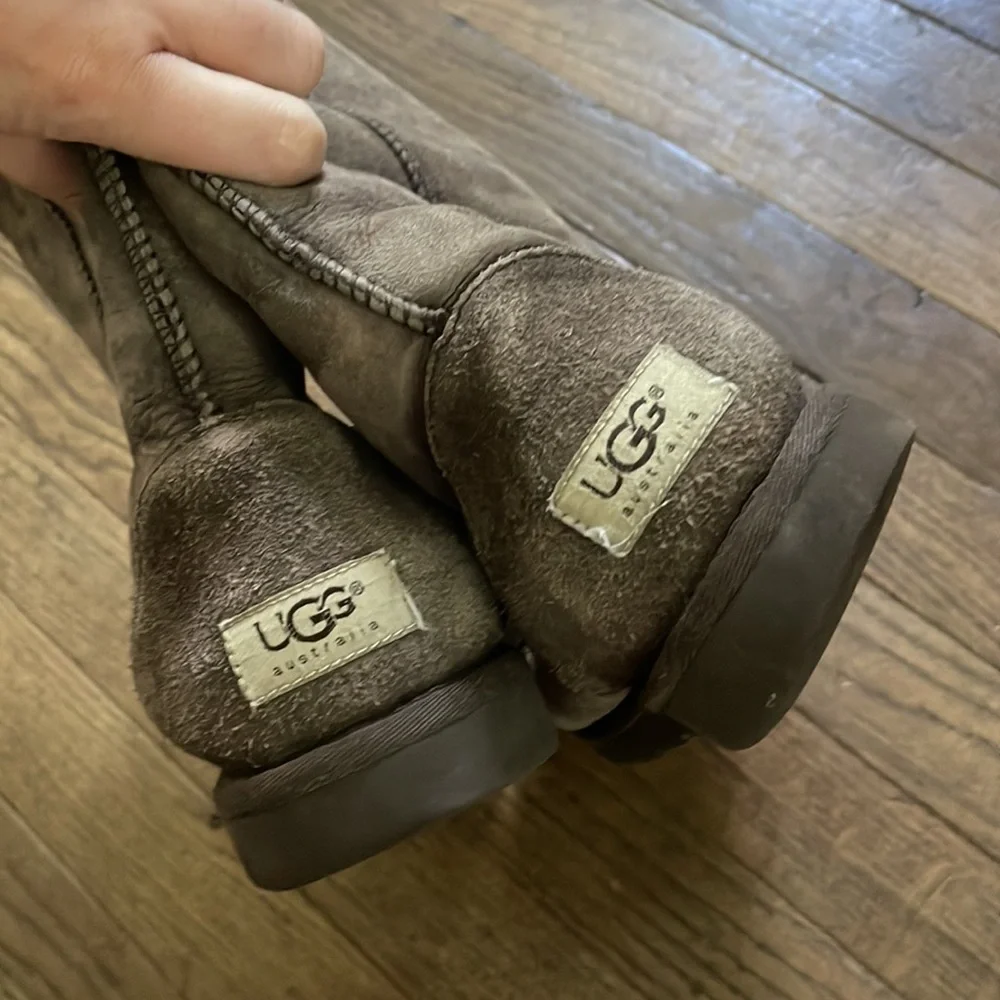 Ugg brown boots classic tall style size 9 women
